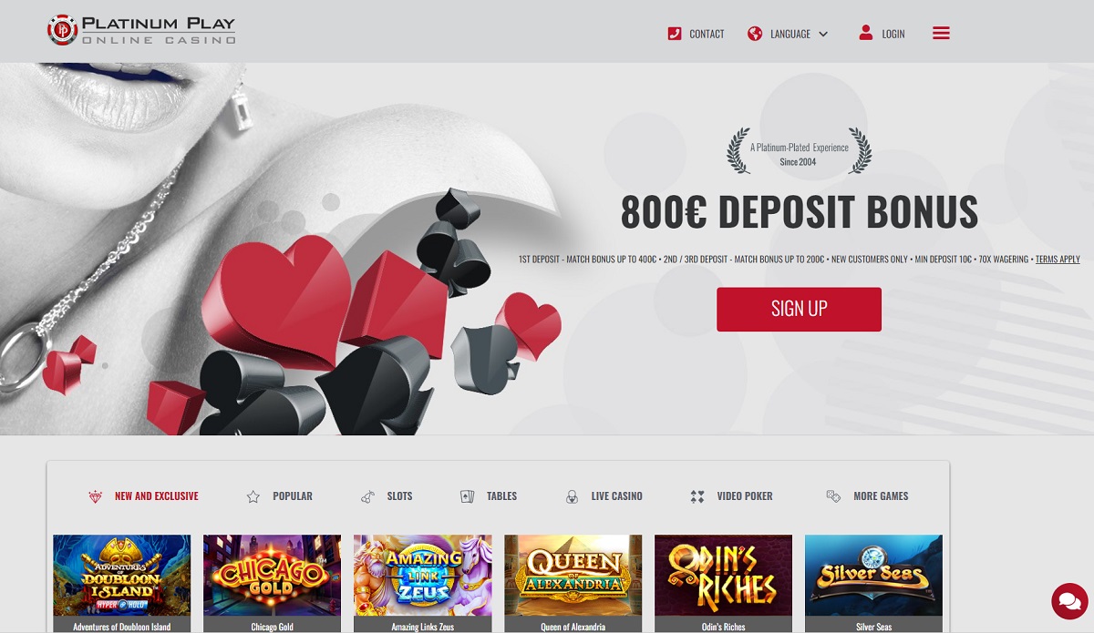 PlatinumPlay Online Casino
